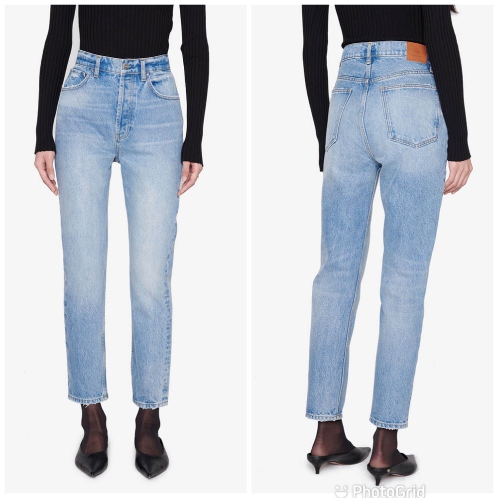 Anine Bing Sonya High Rise Ankle Slim Jeans in Blue reservoir New with Tags!